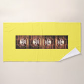 Leren konijntje Pasen Badhanddoek (Badhanddoek)