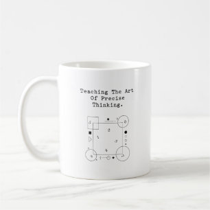 Leren Kunst van Precies Denken Wiskunde Logica Koffiemok