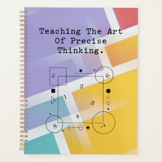 Leren Kunst van Precies Denken | Wiskunde Logica Planner (Voorkant)