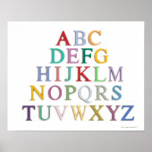leren, letters, alfabet poster (Voorkant)