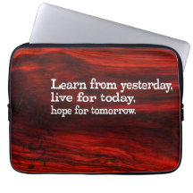 "Leren, leven, hopen" Inspirerend quote