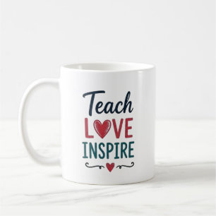 Leren Liefde Inspireren Gepersonaliseerd Koffiemok
