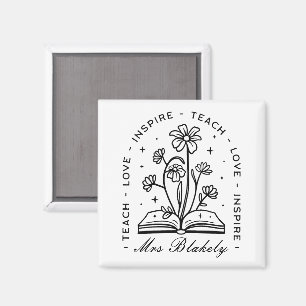 Leren liefde inspireren gepersonaliseerde leraar n magneet