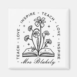 Leren liefde inspireren gepersonaliseerde leraar n magneet