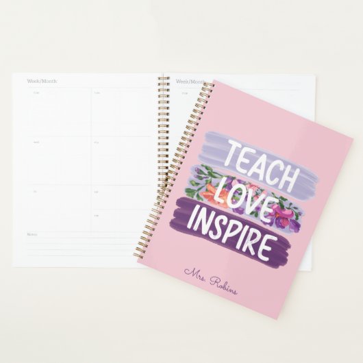 Leren, Liefde inspireren, Gepersonaliseerde Leraar Planner (Display)