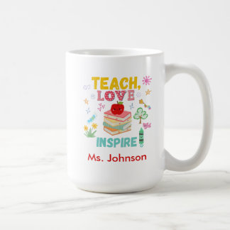 Leren, Liefde, Inspireren Mok - Perfecte Cadeau vo