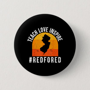 Leren Liefde Inspireren Terug naar School New Jers Ronde Button 5,7 Cm