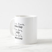 Leren...Live...Hoop... Motivatie Mok (Voorkant links)