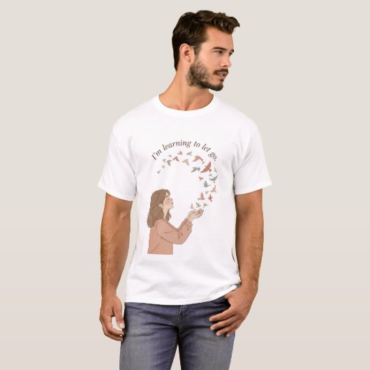 Leren loslaten t-shirt (Voorkant volledig)