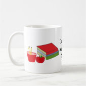 Leren maakt me een glimlach koffiemok (Links)