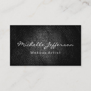Leren Make-up Artiest Script Visitekaartje