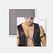 Leren Man Magneet (Voorkant / Achterkant)