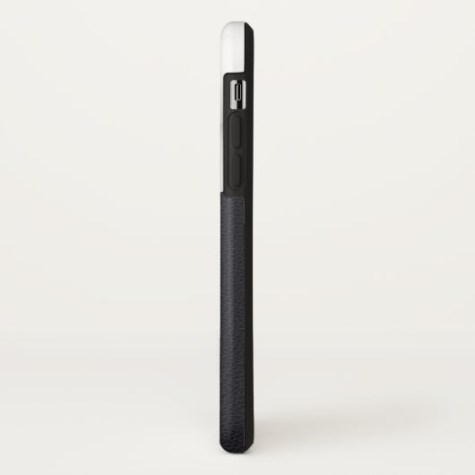 leren marmer met monogram Case-Mate iPhone case (Achterkant/links)