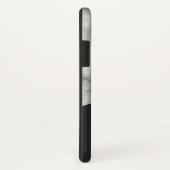 leren marmer met monogram Case-Mate iPhone case (Achterkant / rechts)