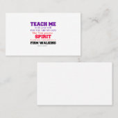 LEREN ME VISITEKAARTJE (Voorkant / Achterkant)