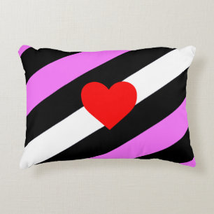 Leren Meisje Pride Vlag Accent Kussen