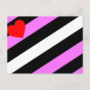 Leren Meisje Pride Vlag Briefkaart