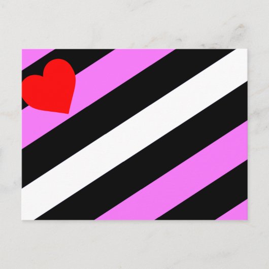 Leren Meisje Pride Vlag Briefkaart (Voorkant)