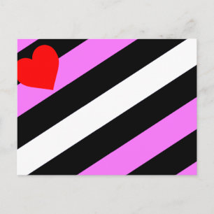 Leren Meisje Pride Vlag Briefkaart