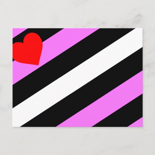 Leren Meisje Pride Vlag Briefkaart (Voorkant)
