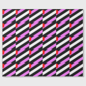 Leren Meisje Pride Vlag Cadeaupapier (Vlak)