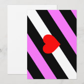 Leren Meisje Pride Vlag Feestdagenkaart (Voorkant / Achterkant)