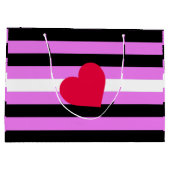 Leren Meisje Pride Vlag Groot Cadeauzakje (Achterkant)