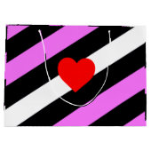 Leren Meisje Pride Vlag Groot Cadeauzakje (Achterkant)