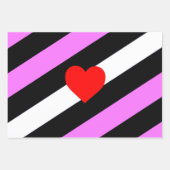 Leren Meisje Pride Vlag Inpakpapier Vel (Voorkant)