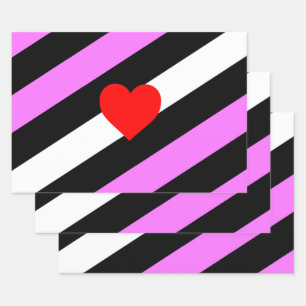 Leren Meisje Pride Vlag Inpakpapier Vel