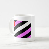 Leren Meisje Pride Vlag Koffiemok (Voorkant links)
