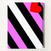 Leren Meisje Pride Vlag Notitieboek (Achterkant)