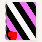 Leren Meisje Pride Vlag Notitieboek (Voorkant)