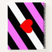 Leren Meisje Pride Vlag Notitieboek (Achterkant)