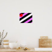 Leren Meisje Pride Vlag Poster (Keuken)