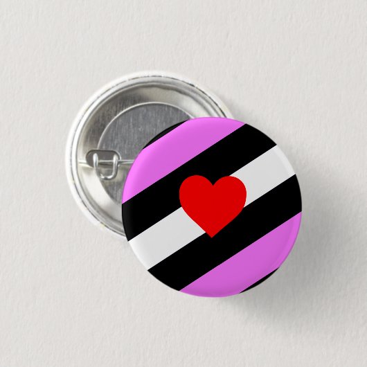 Leren Meisje Pride Vlag Ronde Button 3,2 Cm (Voorkant /achterkant)