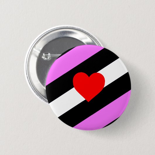 Leren Meisje Pride Vlag Ronde Button 5,7 Cm (Voorkant /achterkant)
