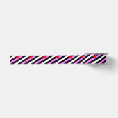 Leren Meisje Pride Vlag Satijnen Lint (Voorkant)