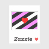 Leren Meisje Pride Vlag Sticker (Vel)