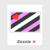 Leren Meisje Pride Vlag Sticker (Vel)