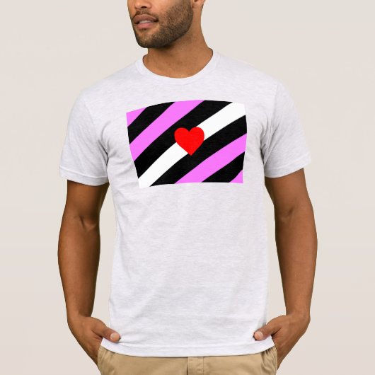 Leren Meisje Pride Vlag T-shirt (Voorkant)