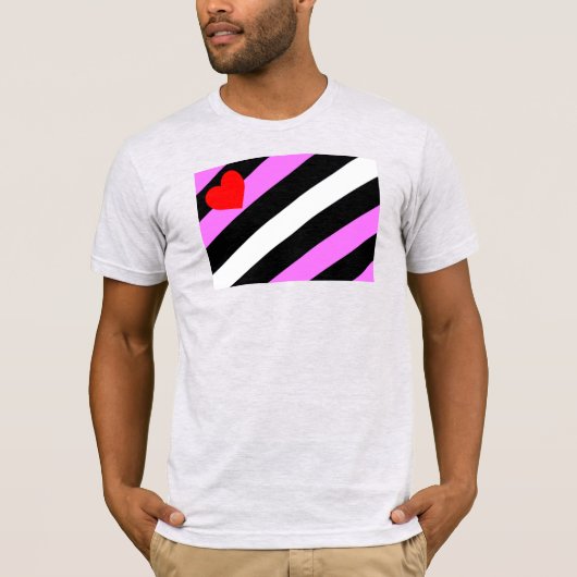 Leren Meisje Pride Vlag T-shirt (Voorkant)
