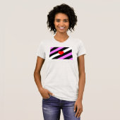 Leren Meisje Pride Vlag T-shirt (Voorkant volledig)