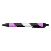 Leren Meisje Pride Vlag Zwarte Inkt Pen (Bodem)