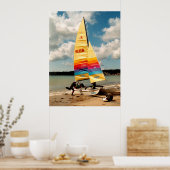 Leren met een Hobie catamaran Poster (Keuken)