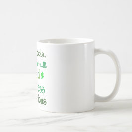 Leren met geluk St. Patrick's Day Edition Koffiemok