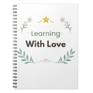 Leren Met Liefde Bloemrijke Onderwijzer  Notitieboek