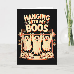 Leren met mijn Boos Grappige Halloween Geest Worko Kaart