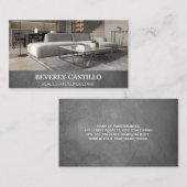 Leren | Modern interieur voor thuis Visitekaartje (Voorkant / Achterkant)