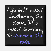 Leren naar dans in de regen magneet (Voorkant)